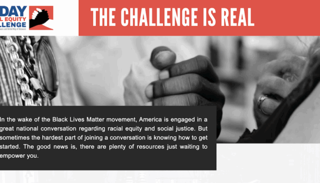 Join the 21-day Racial Equity Challenge Join the 21-day Racial Equity Challenge