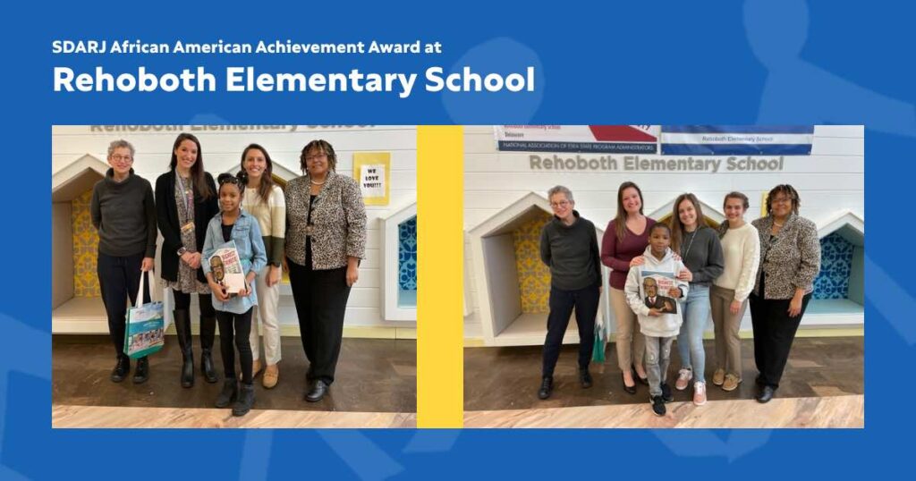 SDARJ African American Achievement Award at Rehoboth Elementary School