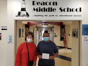 SDARJ awards Beacon Middle School students