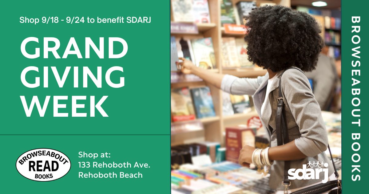 Shop at Browseabout Books, Benefit SDARJ!