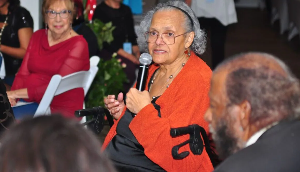 SDARJ Founder Charlotte King at the 2025 SDARJ Gala