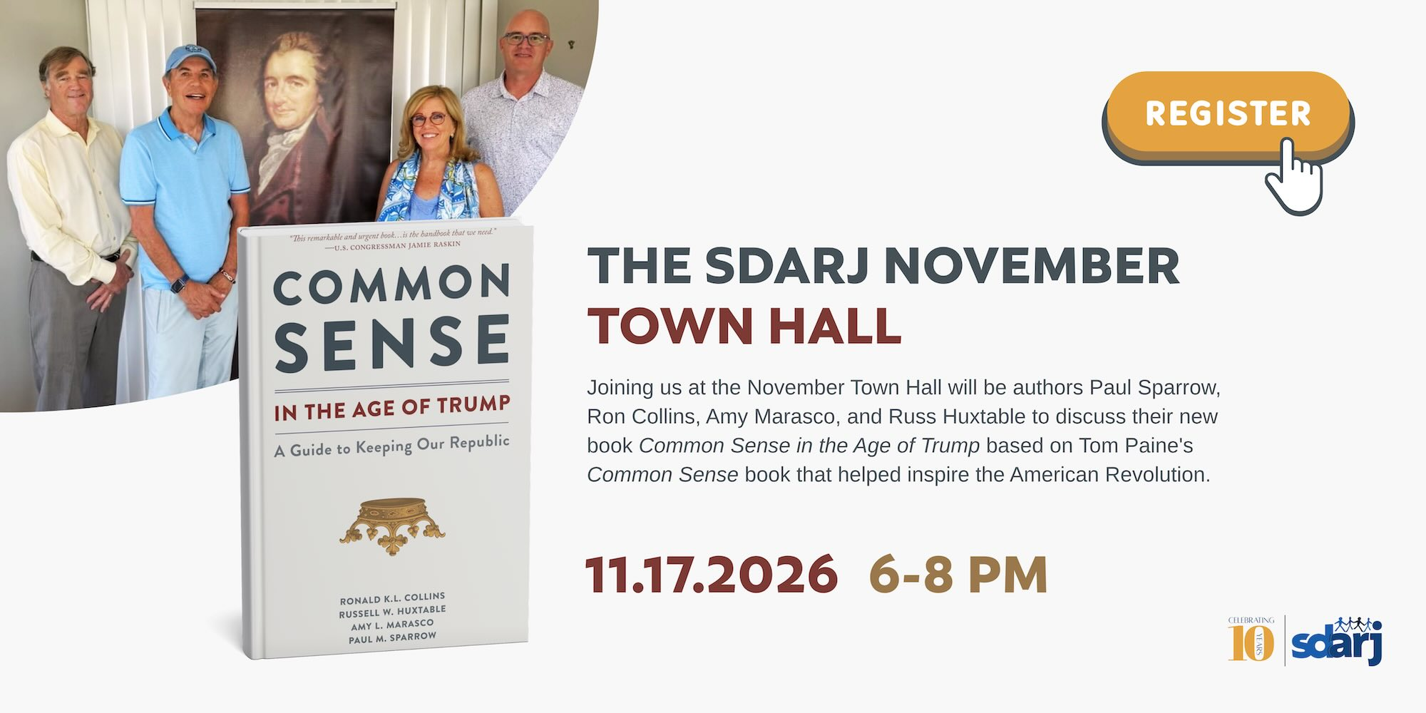 Defending Democracy Together: A Town Hall on “Common Sense in the Age of Trump”