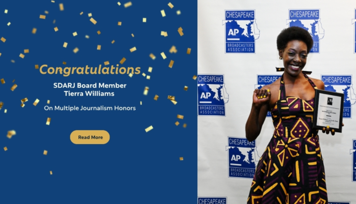 Congratulations to Tierra Williams