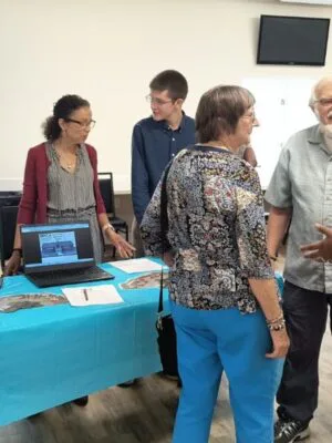 Connecting with others Nassau School Coalition Open House