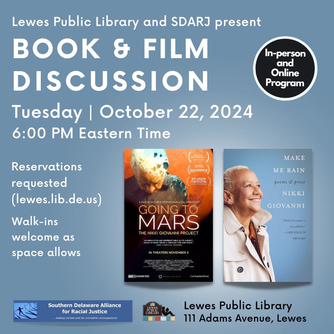 Going to Mars: The Nikki Giovanni Project (film) In-Person / Online