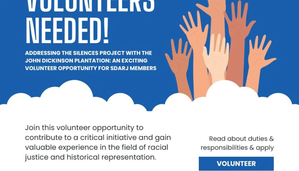 John Dickinson Plantation Volunteer opportunity (fb)