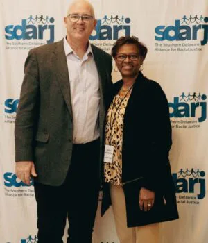 State Senator Russ Huxtable and Sandy Banyard