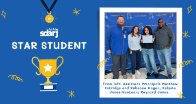 SDARJ Student Award Kalysta Jones-VanLoan at Sussex Central Middle School