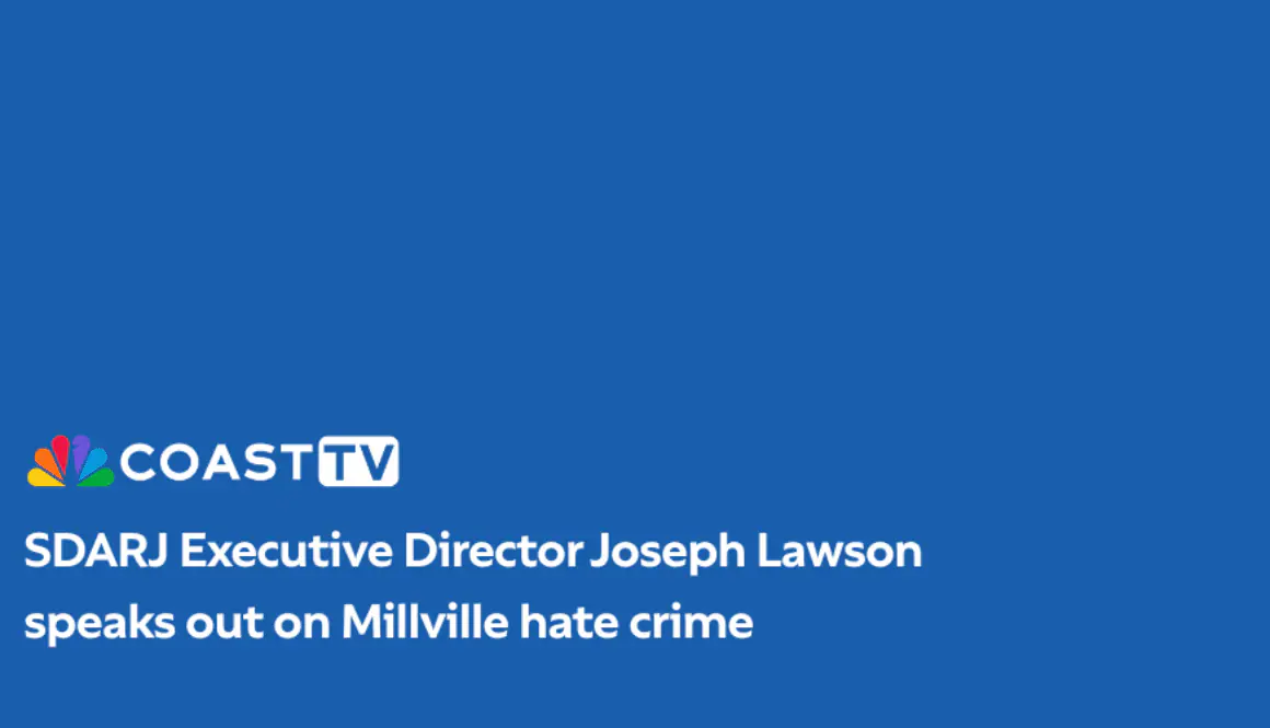 SDARJ Executive Director Joseph Lawson speaks out on Millville hate crime