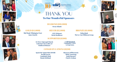 SDARJ Gala Sponsors Thank You Facebook Post