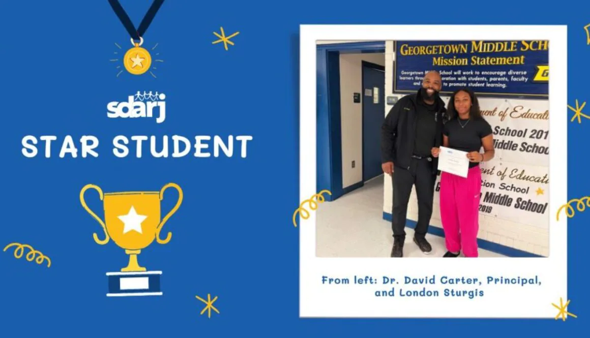 SDARJ Student Award Georgetown Middle School