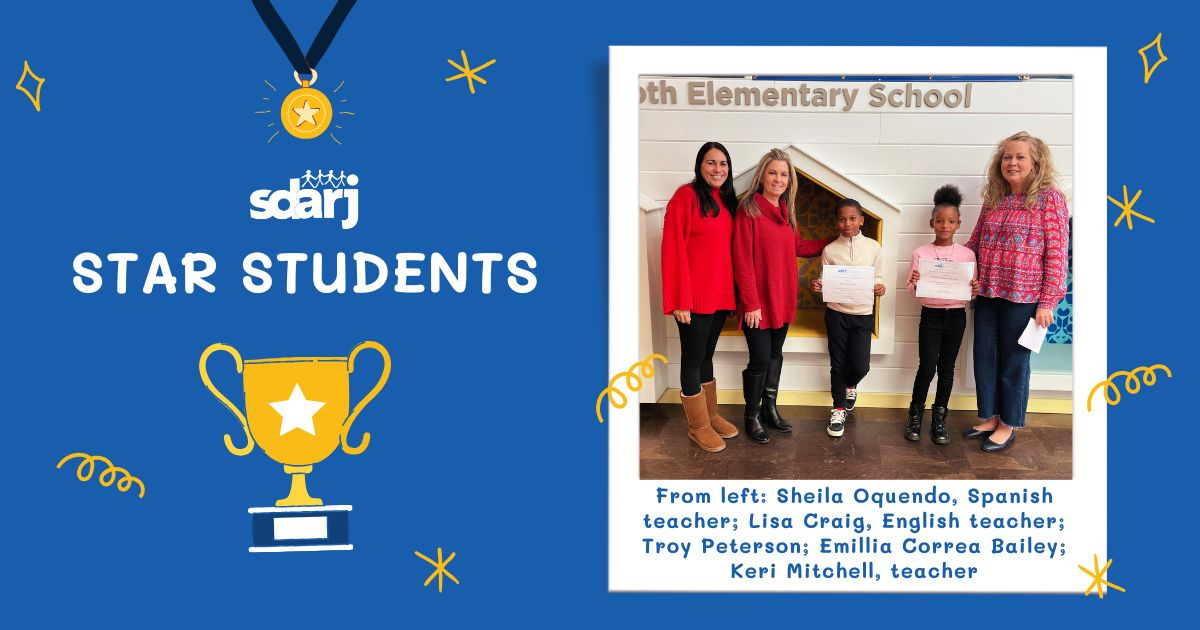 SDARJ Student Award Rehoboth Elementary School 2025