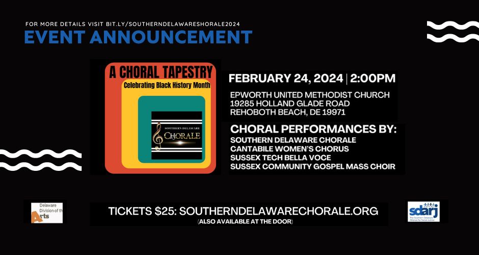 Southern Delaware Chorale hosts Black History Month Choral Festival
