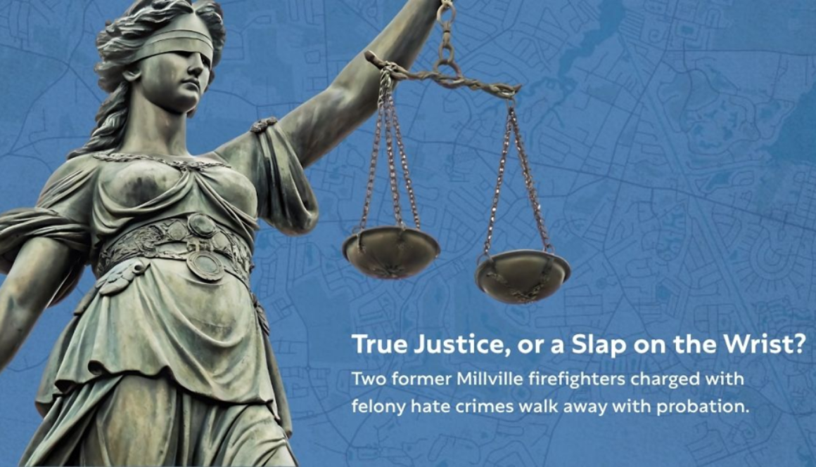 millville firefighters sentencing for hate crime