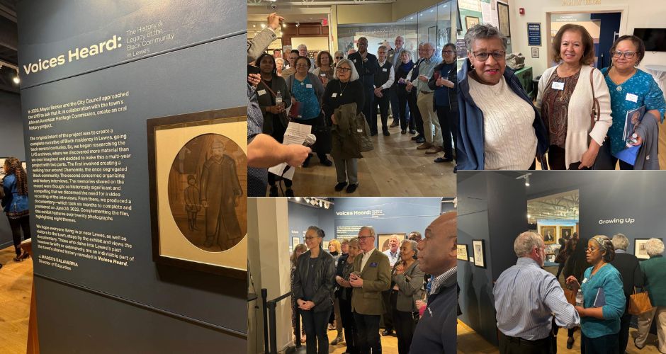 Legacy of Black Community in Lewes Exhibit Opens to a Large Crowd