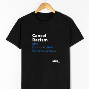 Cancel Racism Short sleeve black t-shirt