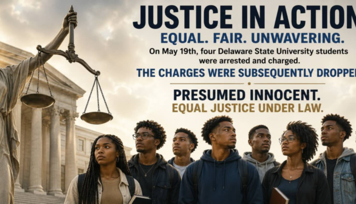 Justice in Action - Delaware State University students
