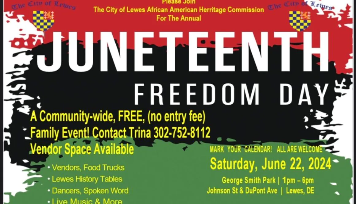 lewes juneteenth 2024 banner